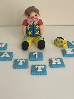 Mr Tumble Handmade Cake Topper Yellow Cbeebies Spotty Bag 3D Birthday Decoration • £7.90