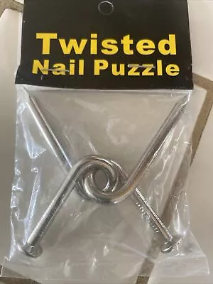 Twisted Nail Puzzle Game ToySuper Fun To Play. • $7.50