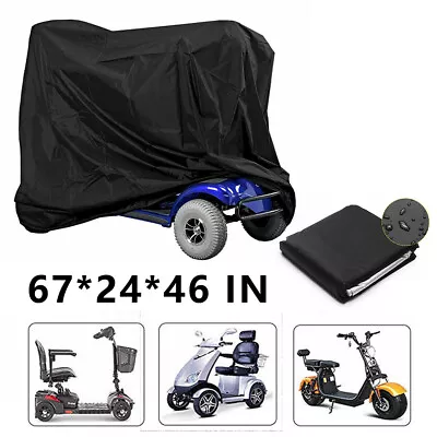 Mobility Scooter Cover Oxford Storage Bag Dust Proof Protector Waterproof 67*24  • $15.29