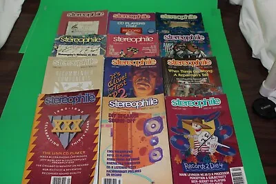$35 • Buy STEREOPHILE Magazine 1992 Full Year LOT OF 12
