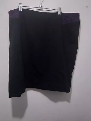 Mary Kay By Twin Hill 20W Black And Purple Short Skirt • $23