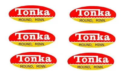 $6.95 • Buy Replacement 6  Water Slide Mini Tonka Mound Decals