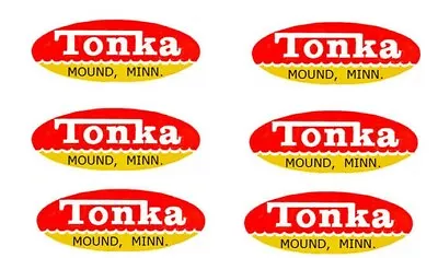 $6.95 • Buy Replacement 6  Water Slide Mini Tonka Mound Decals