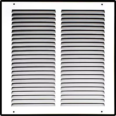 Heavy Duty Steel Return Air Grille | HVAC Vent Cover Grill White • $31.99