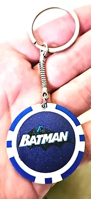 BATMAN Casino Chip Keychain Makes You Feel Like A True Superhero • $9.99