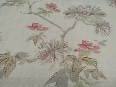 1.3m Laura Ashley Nara Soft Truffle Fabric Crafts Curtains • £6