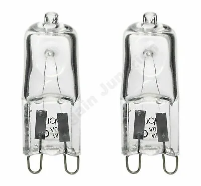 2 X G9 Oven Cooker Hood Appliance Bulb Lamp 25W Halogen Capsule  240V Branded • £3.48