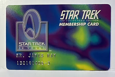 Trek Card- Columbia House Star Trek  Membership Card- Star Trek 30 Years • £7.84