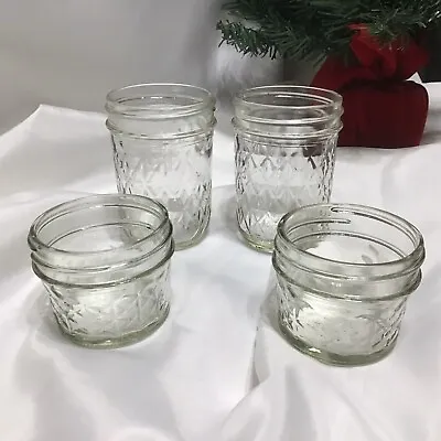 4 Star Work Mason Jar BPA-Free Mini Canning Jars Jelly Jars 2-4oz And 2-8oz • $12.50