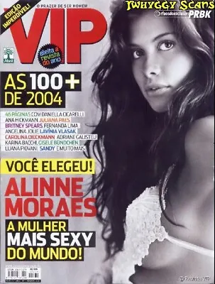 Vip Magazine Brazil # 235 - Aline Moraes - Nov 2004 - G Vg - Playboy Maxim • $5.99