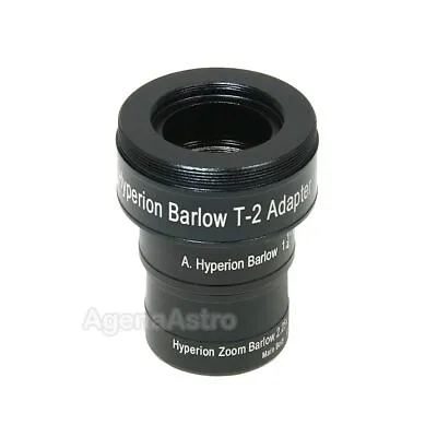 Baader 1.25  2.25x Hyperion Zoom Barlow With T Adapter # 2956180 • $160.10