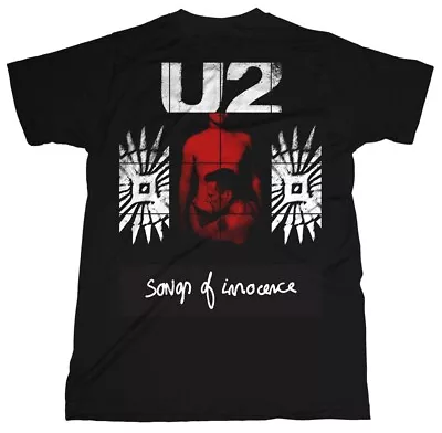 U2 Songs Of Innocence Red Shade T-Shirt OFFICIAL • £9.99