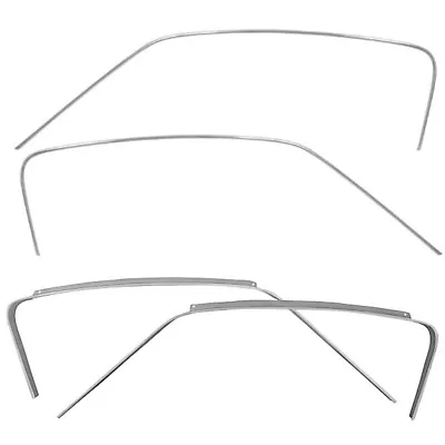 1965 1966 Mustang Fastback Roof Drip Rails & Roof Drip Rail Moldings 4 PCS Set • $319.99