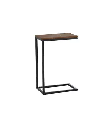  StyleWell Rectangular Black Metal C Shape Accent Table  (17 W X 10 D X 25 H) • $50