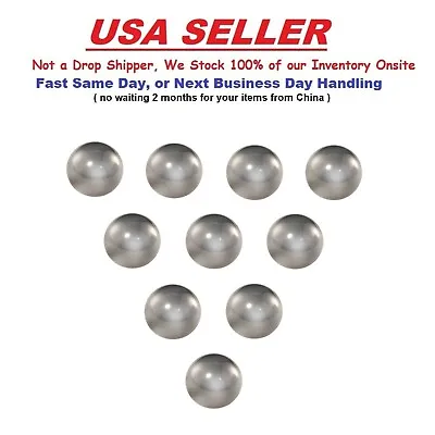 10 Pc - 3/4  Inch Precision 304 Stainless Steel Bearing Ball (Will Never Rust) • $34.99