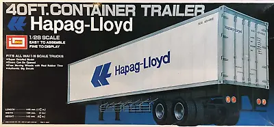 IMAI 1:28 40ft. Container Trailer Hapag-LLoyd Model Kit #B-997 Truck SEALED BAGS • £44.90