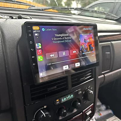 For Jeep Grand Cherokee 1999-2004 9  Apple Carplay Car Stereo Radio Android Navi • $152