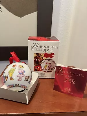 Weihnachts Kugel Christmas Ball Ornament 2002 MISTLETOE Ole Winther Design Ltd E • $10.99