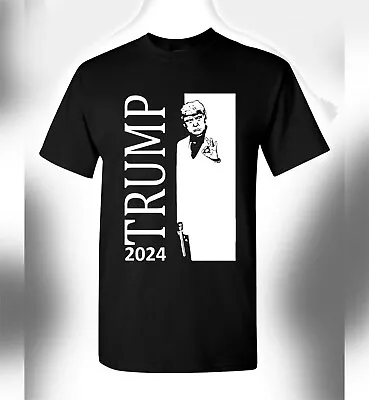 Trump 2024 T-Shirt Scarface Crossover President Donald Keep America Great MAGA • $11.99