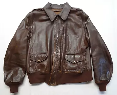 Type A-2 40 Army Air Force Flying Bomber Jacket VTG Steve McQueen Great Escape • $254.98