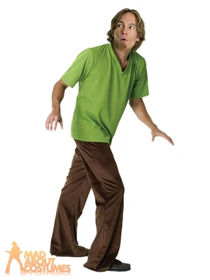 £33.99 • Buy Adult Shaggy Costume Mens Scooby Doo Cartoon World Book Day Fancy Dress Outfit