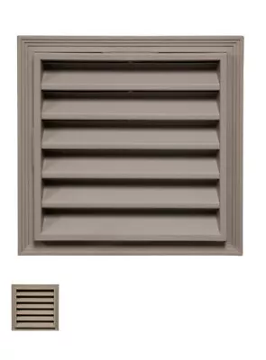 Clay Gable Vent Square 12”x12” Vinyl Siding Accessories #008 • $35