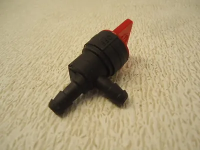 NEW Fuel Cut Off Shut Off Valve In Line Pet Cock Lawn Mower Push Mower 90 Bend • $9.95