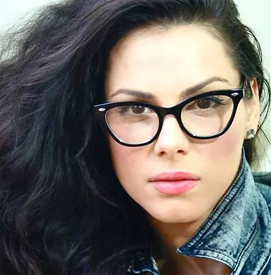 50s Retro Vintage Cat Eye Dark Tortoise Clear Lens Sexy Women Eyeglasses Glasses • $9.99