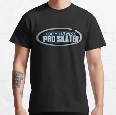 SALE!! Tony Hawk_s Pro Skater 1 Logo Classic T-Shirt Vintage Best Gift S-5XL • $22.99