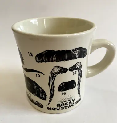 Great Moustaches Coffee Cup Mug 2012 Funny Gift For Him Bearded Guy • $6.41