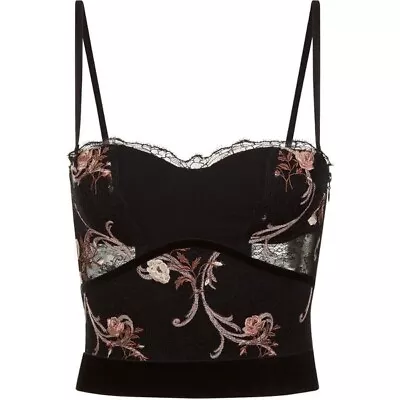 La Perla Crop Corset • $100