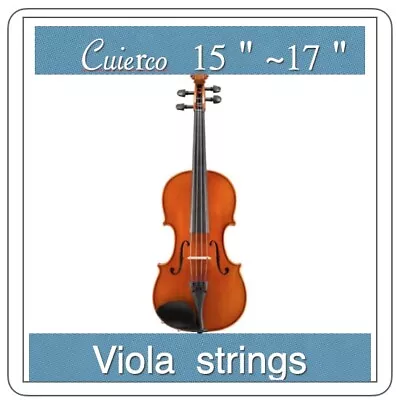 Viola Strings Silver Wound A D G  C  One Set 15 16 17 Inch US Today Shipping • $9.99