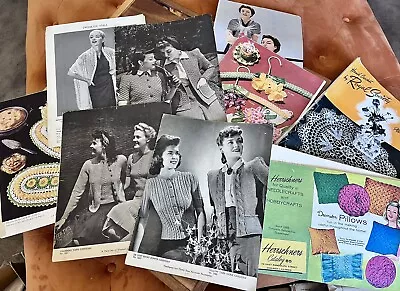 Vintage Crochet Patterns Lot ~ 12 Booklets From  1950's 1960’s. • $10