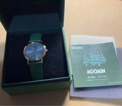 Seiko Moomin Snufkin Limited Edition 7N01-HDD0 Quartz SS Watch Used • $190