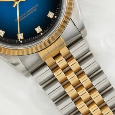 Classic Two Tone Jubilee Style Watch Bracelet | Gold Silver | 18/20/22mm • £29.95