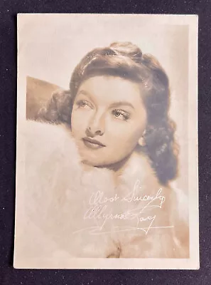 Myrna Loy Facsimile Signed Autograph 5x7 Publicity Fan Photo Card - The Thin Man • $14.99