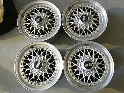 VW GOLF MK1 MK2 MK3 BBS RS043 3 PIECE SPLIT RIMS ALLOY WHEELS 5x114 15x6.5J ET36 • $2131.10