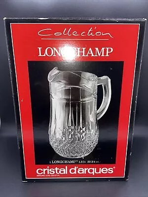 Vintage Cristal D'arques Longchamp Pitcher • $45