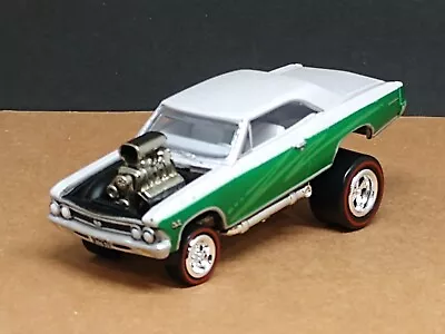 Monster V-8 1966 Chevy Chevelle Hot Rod 1/64 Scale Limited Edition Collectible G • $10.99