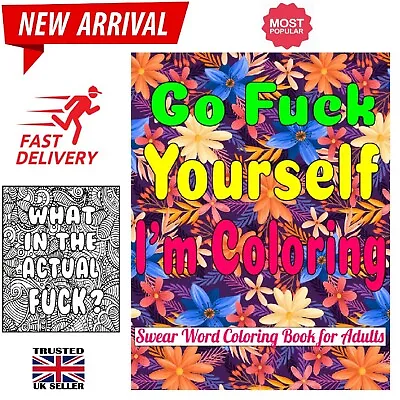 Adult Colouring Books Swear Word Release Your Anxiety Paperback Funny Gift UK • £5.85