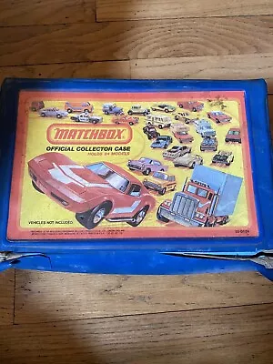 Vintage 1980 Lesney Matchbox Vintage 24 Car Official Collector Carry Case • $30