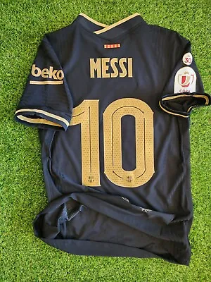 Messi Match Shirt Barcelona # 10 • $1100