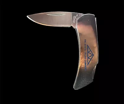 Vintage Zippo Bradford PA Single Blade  Pocket Knife Advertising 1994-2007 • $6.50