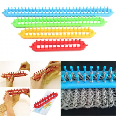 £6.48 • Buy 4size Loom DIY Knitting Knitter Kit Plastic Pompom Sock Hat Scarf Scarves Maker&