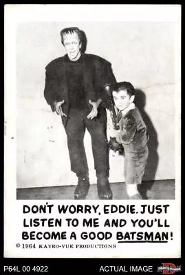 1964 Leaf Munsters #9 Don't Worry Eddie. Just Listen To Me 2 - GOOD • $10.50