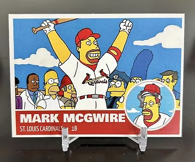 Mark McGwire Cardinals - The Simpsons - HD Quality Baseball Card • $4.99