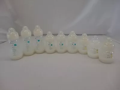 MAM 9  5 And 4oz Anti-Colic Baby Bottles Bears Lot Bulk Of 9 • $14.24