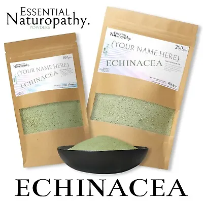 ECHINACEA POWDER 100% Certified Organic (Echinacea Purpurea) PREMIUM HERB • $17