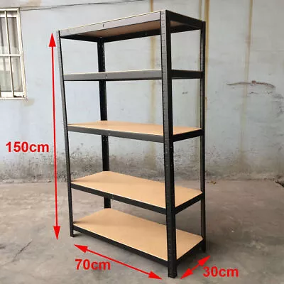 5-Tier Steel Heavy Duty Garage Shelving Units Metal Storage Shelf Rack Organizer • $53.79