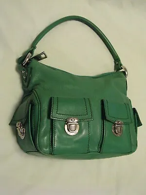 Marc Jacobs Collection 'Blake' Emerald Green Multi-Pocket Hobo Bag Classic Style • $298